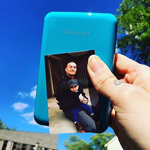 Geschenk-Bundle Blau Kompatibel mit iOS- & Androidgeräten Polaroid ZIP Handydrucker mit ZINK Zero tintenfreier Drucktechnologie 